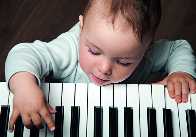Piano d'Apprentissage en Bois pour Enfant